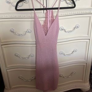 Sparkly pink dress
